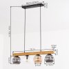 Ripoll Lámparas suspendidas, Luminarias esféricas, Lámparas colgantes Crudo, Negro, 4 luces