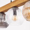 Ripoll Lámparas suspendidas, Luminarias esféricas, Lámparas colgantes Crudo, Negro, 4 luces