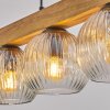 Ripoll Lámparas suspendidas, Luminarias esféricas, Lámparas colgantes Crudo, Negro, 5 luces