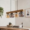 Koyoto Lámparas suspendidas, Luminarias esféricas, Lámparas colgantes Crudo, Negro, 4 luces