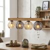 Koyoto Lámparas suspendidas, Luminarias esféricas, Lámparas colgantes Crudo, Negro, 4 luces