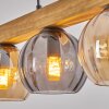 Koyoto Lámparas suspendidas, Luminarias esféricas, Lámparas colgantes Crudo, Negro, 4 luces