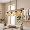 Koyoto Lámparas suspendidas, Luminarias esféricas, Lámparas colgantes Crudo, Negro, 4 luces
