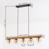 Ripoll Lámparas suspendidas, Luminarias esféricas, Lámparas colgantes Crudo, Negro, 5 luces