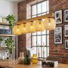 Basto Lámparas suspendidas, Luminarias esféricas, Lámparas colgantes Crudo, Negro, 5 luces