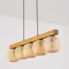 Basto Lámparas suspendidas, Luminarias esféricas, Lámparas colgantes Crudo, Negro, 5 luces