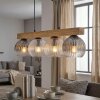 Koyoto Lámparas suspendidas, Luminarias esféricas, Lámparas colgantes Crudo, Negro, 4 luces