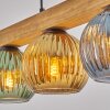Koyoto Lámparas suspendidas, Luminarias esféricas, Lámparas colgantes Crudo, Negro, 4 luces