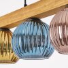 Koyoto Lámparas suspendidas, Luminarias esféricas, Lámparas colgantes Crudo, Negro, 4 luces