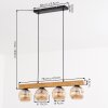 Ripoll Lámparas suspendidas, Luminarias esféricas, Lámparas colgantes Crudo, Negro, 4 luces