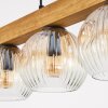 Ripoll Lámparas suspendidas, Luminarias esféricas, Lámparas colgantes Crudo, Negro, 4 luces