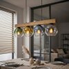 Koyoto Lámparas suspendidas, Luminarias esféricas, Lámparas colgantes Crudo, Negro, 4 luces