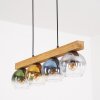Koyoto Lámparas suspendidas, Luminarias esféricas, Lámparas colgantes Crudo, Negro, 4 luces