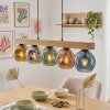 Ripoll Lámparas suspendidas, Luminarias esféricas, Lámparas colgantes Crudo, Negro, 5 luces