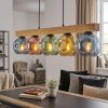 Ripoll Lámparas suspendidas, Luminarias esféricas, Lámparas colgantes Crudo, Negro, 5 luces