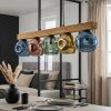 Ripoll Lámparas suspendidas, Luminarias esféricas, Lámparas colgantes Crudo, Negro, 5 luces