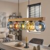 Ripoll Lámparas suspendidas, Luminarias esféricas, Lámparas colgantes Crudo, Negro, 5 luces