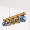 Koyoto Lámparas suspendidas, Luminarias esféricas, Lámparas colgantes Crudo, Negro, 5 luces