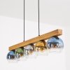 Koyoto Lámparas suspendidas, Luminarias esféricas, Lámparas colgantes Crudo, Negro, 5 luces