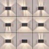 Tamarin Aplique de exterior, Lámpara Up & Down, Apliques LED Antracita, 1 luz