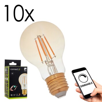 Lámparas Eglo E27 LED 5.5 Watt blanco cálido regulable 500 Lumen