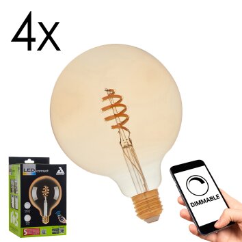 Lámparas Eglo E27 LED 5.5 Watt blanco cálido regulable 400 Lumen