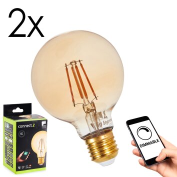 E27 LED 5.5 Watt blanco cálido regulable 500 Lumen