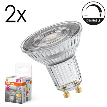 Lámparas Osram GU10 3.4 Watt blanco cálido regulable 230 Lumen