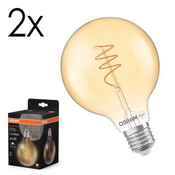 Lámparas Osram E27 3.4 Watt blanco cálido 470 Lumen