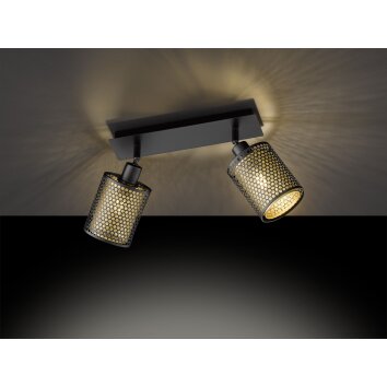 Lámparas Globo Lighting CHEVAL Plafones, Spot techo Negro, 2 luces