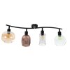 Nino-Leuchten TELESTO Lámpara de Techo Negro, 4 luces