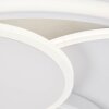 Brilliant Runda Lámpara de Techo LED Blanca, 1 luz