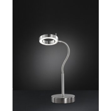 Wofi NAOMI Lámpara de mesa LED Níquel-mate, 1 luz