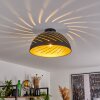 Osina Lámpara de Techo Negro, 1 luz