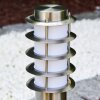Tunes Poste de jardin Color acero inoxidable, 1 luz