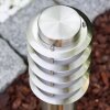 Tunes Poste de jardin Color acero inoxidable, 1 luz