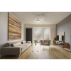 Lámparas Eglo & lámpara ventilador de techo LED Color madera, Blanca, 1 luz, Mando a distancia