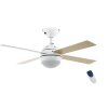 Lámparas Eglo & lámpara ventilador de techo LED Color madera, Blanca, 1 luz, Mando a distancia