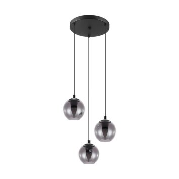 EGLO ARISCANI Lámpara Colgante Negro, 3 luces