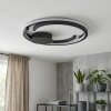 Miral plafón LED de techo redondo Ø 48 cm con mando a distancia, aro luminoso