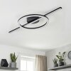 Plafón LED Nemil con aro y barra, 2700 Kelvin blanco cálido, 4000 neutro, 6500 diurno