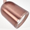 Lemak foco de techo LED orientable GU10 en cobre cepillado para salón y comedor