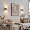 Badajoz set de 2 apliques de pared exterior cúbicos, luz arriba y abajo
