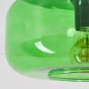 Boza plafón de techo, lámpara de techo redonda con pantalla de vidrio verde E27