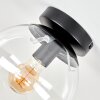 Gastor plafón de techo con pantalla de cristal esférica E27 estilo retro