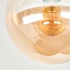 Gastor plafón de techo con globo de cristal ámbar E27, estilo vintage