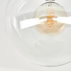 Gastor plafón de techo con bola de cristal transparente E27 estilo vintage