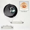 Gastor plafón de techo E27 con globo de cristal ámbar estilo retro vintage