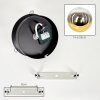 Gastor plafón de techo esférico E27, estilo retro vintage para salón