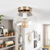 Gastor plafón de techo retro vintage con globo de cristal transparente E27